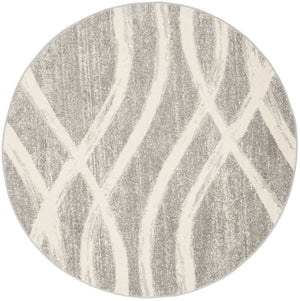 Safavieh Adirondack Oversized Grey Cream Runner Rug — Low-Profile Power-Loomed Design For High-Traffic Areas 2'-6" x 22'-0" ADR125B-222