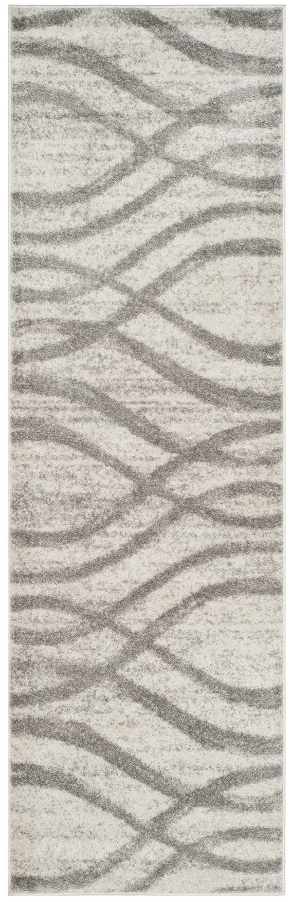 Safavieh Adirondack Round Cream Grey Area Rug — Low-Profile, Durable Power-Loomed Jute Blend For Calm Spaces 3'-0" x 3'-0" ADR125C-3R