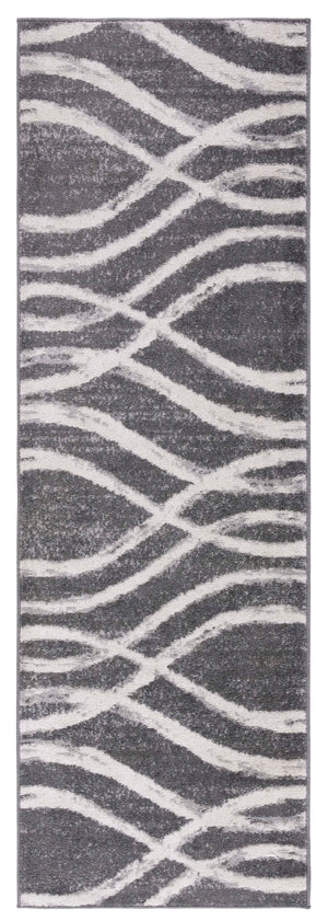 Safavieh Adirondack Large Rectangle Area Rug - Elegant Ivory And Sage Design For Timeless Home Decor Appeal Charcoal ,Ivory 60% Polypropylene  30% Jute  10% Polyester Adr125r-11sq
