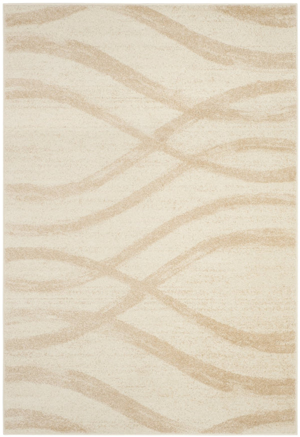 Safavieh Adirondack Low-Profile 6X8 Cream Champagne Area Rug — Power-Loomed, Jute Blend, Modern Neutral Texture ADR125W-68
