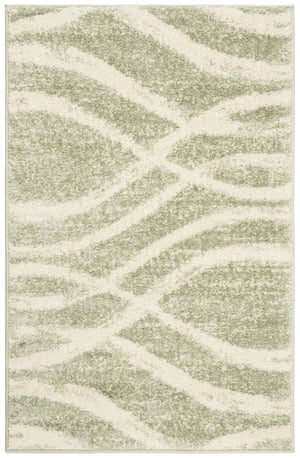 Safavieh Adirondack Sage And Cream Oval Rug — Power-Loomed Turkish Construction, Low-Profile Durable Texture 6'-0" x 8'-0" ADR125X-68OV