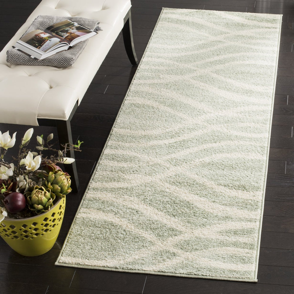Safavieh Adirondack Sage And Cream Square Rug — Low-Profile Durable Power-Loomed Accent For Modern Rooms 12'-0" x 12'-0" ADR125X-12SQ