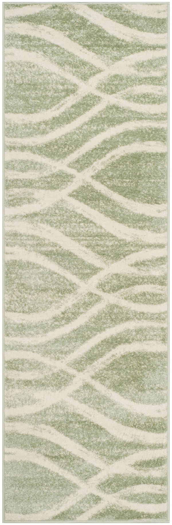 Safavieh Adirondack Sage And Cream Oval Rug — Power-Loomed Turkish Construction, Low-Profile Durable Texture 6'-0" x 8'-0" ADR125X-68OV
