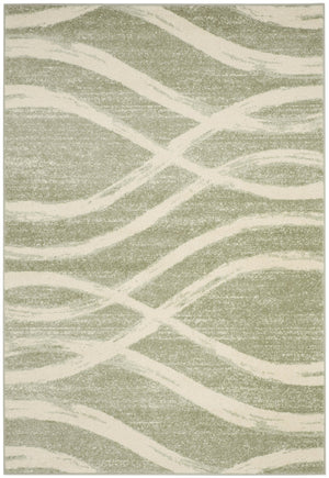 Safavieh Adirondack Sage And Cream Oval Rug — Power-Loomed Turkish Construction, Low-Profile Durable Texture 6'-0" x 8'-0" ADR125X-68OV