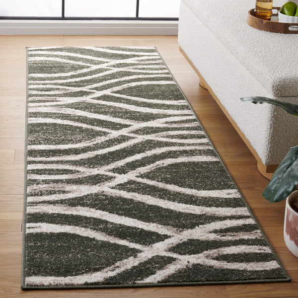 Safavieh Adirondack Dark Green Ivory Area Rug — Low-Profile Power-Loomed Rug From Turkey, Durable Jute Blend 2'-0" x 3'-0" ADR125Y-2