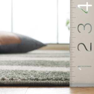 Safavieh Adorindack 125 Power Loomed Transitional Rug Dark Green / Ivory 5'-1" x 7'-6"