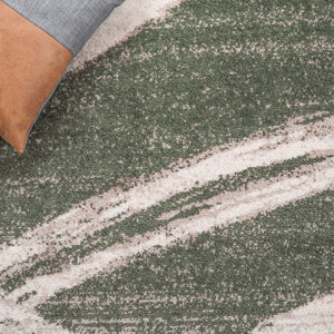 Safavieh Adorindack 125 Power Loomed Transitional Rug Dark Green / Ivory 5'-1" x 7'-6"