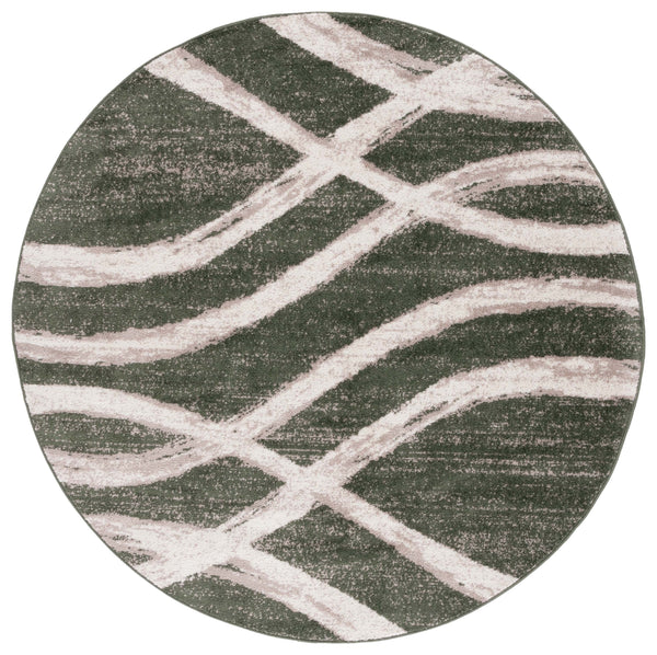 Safavieh Adirondack Dark Green Ivory Area Rug — Low-Profile Power-Loomed Rug From Turkey, Durable Jute Blend 2'-0" x 3'-0" ADR125Y-2