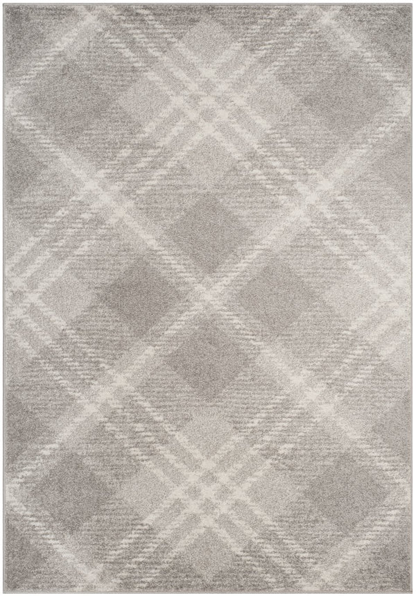 Safavieh Adirondack 10' X 14' Contemporary Area Rug In Light Grey & Ivory - Modern Geometric Design, Oeko-tex Certified Light Grey ,Ivory 55% Polypropylene,40% Jute,5% Polyester Adr129b-10