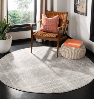 Safavieh Adirondack 10' X 14' Contemporary Area Rug In Light Grey & Ivory - Modern Geometric Design, Oeko-tex Certified Light Grey ,Ivory 55% Polypropylene,40% Jute,5% Polyester Adr129b-10