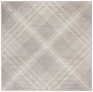 Safavieh Adirondack 10' X 14' Contemporary Area Rug In Light Grey & Ivory - Modern Geometric Design, Oeko-tex Certified Light Grey ,Ivory 55% Polypropylene,40% Jute,5% Polyester Adr129b-10