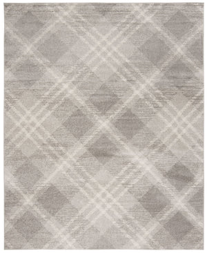 Safavieh Adirondack 10' X 14' Contemporary Area Rug In Light Grey & Ivory - Modern Geometric Design, Oeko-tex Certified Light Grey ,Ivory 55% Polypropylene,40% Jute,5% Polyester Adr129b-10