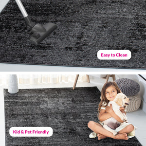 Safavieh Adirondack 10' X 14' Black Ivory Area Rug - Elegant, Durable, Oeko-tex Certified For Timeless Style Black ,Ivory 55% Polypropylene,40% Jute,5% Polyester Adr130a-10