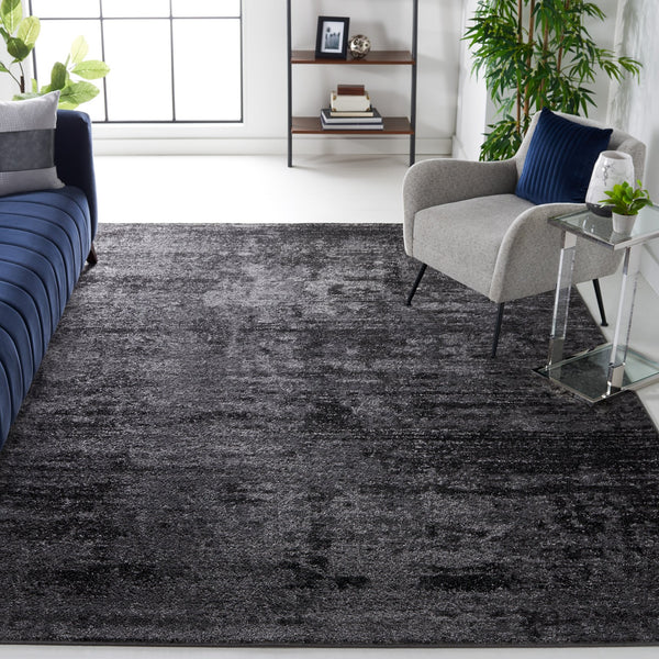 Safavieh Adirondack 10' X 14' Black Ivory Area Rug - Elegant, Durable, Oeko-tex Certified For Timeless Style Black ,Ivory 55% Polypropylene,40% Jute,5% Polyester Adr130a-10
