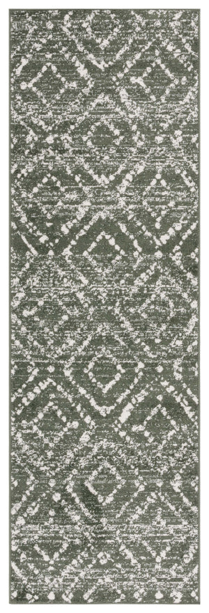 Safavieh Adirondack 131 Power Loomed Transitional Rug Dark Green / Ivory 9' x 12'