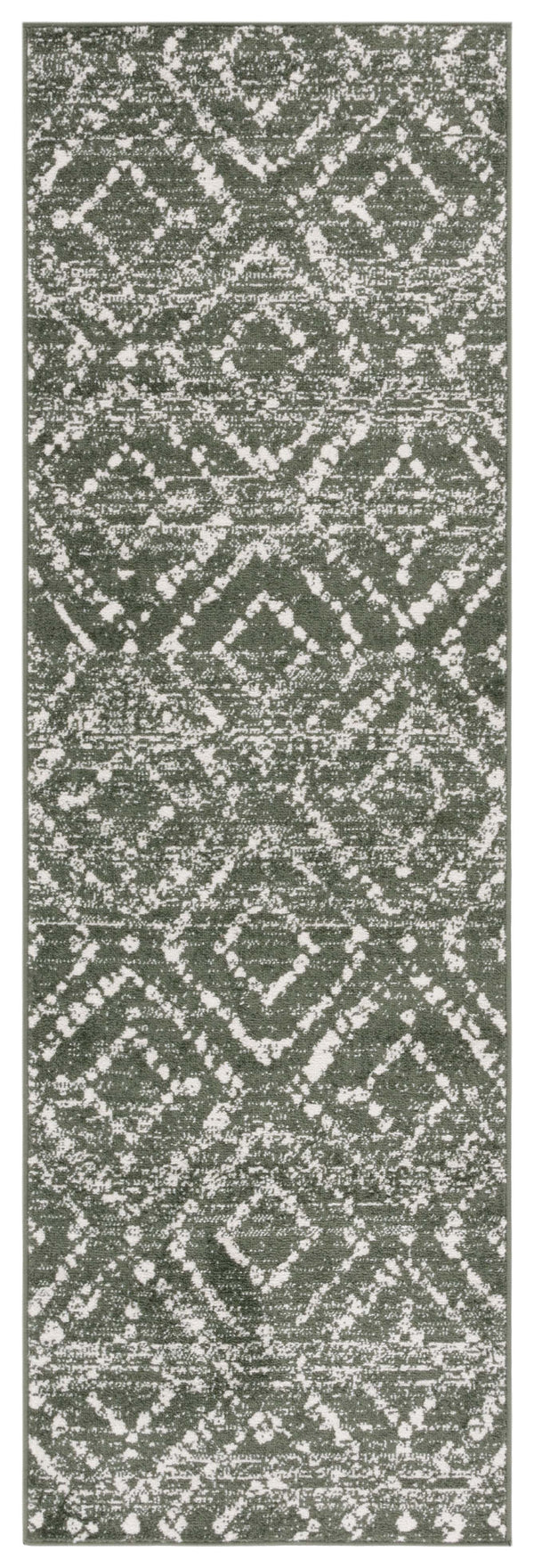 Safavieh Adirondack 131 Power Loomed Transitional Rug Dark Green / Ivory 9' x 12'