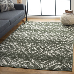Safavieh Adirondack 131 Power Loomed Transitional Rug Dark Green / Ivory 5'-1" x 7'-6"