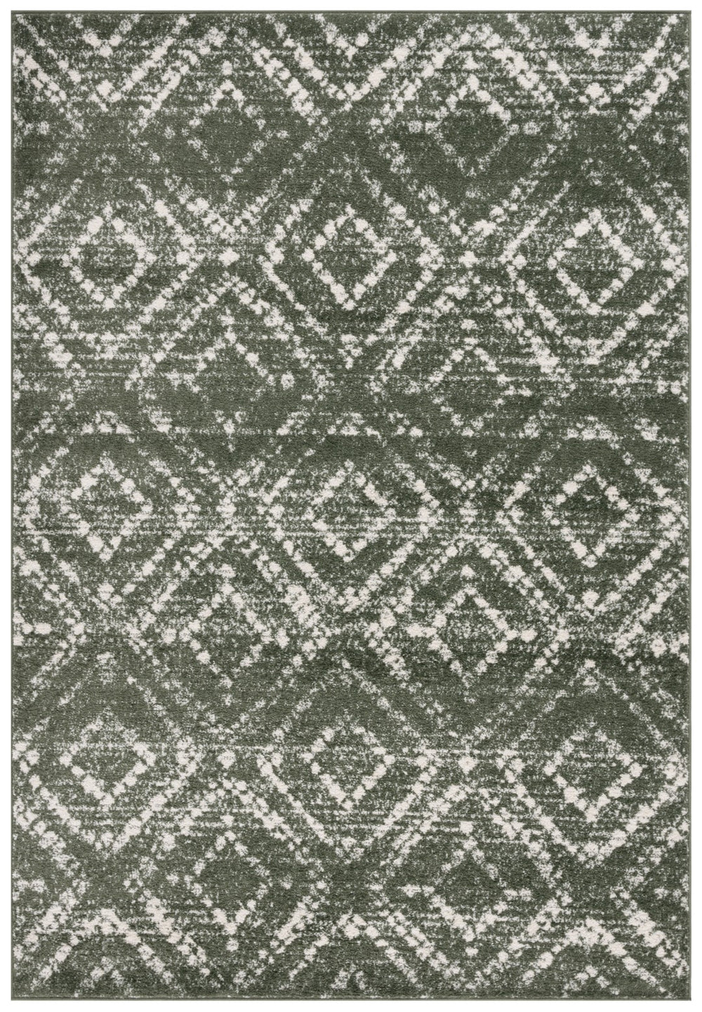 Safavieh Adirondack 131 Power Loomed Transitional Rug Dark Green / Ivory 9' x 12'
