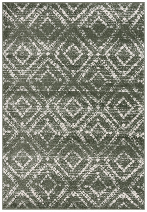 Safavieh Adirondack 131 Power Loomed Transitional Rug Dark Green / Ivory 5'-1" x 7'-6"