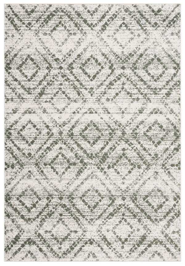 Safavieh Adirondack 131 Power Loomed Transitional Rug Ivory / Dark Green 5'-1" x 7'-6"