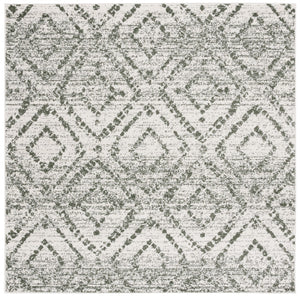 Safavieh Adirondack 131 Power Loomed Transitional Rug Ivory / Dark Green 6' x 6' Square