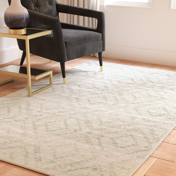 Safavieh Adricondack 10' X 14' Ivory Green Area Rug - Luxurious Power Loomed Design For Any Decor Style Ivory ,Green 55% Polypropylene,40% Jute,5% Polyester Adr131x-10