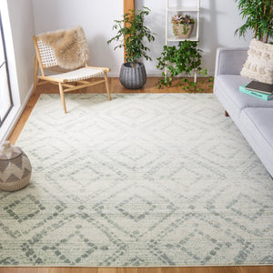 Safavieh Adricondack 10' X 14' Ivory Green Area Rug - Luxurious Power Loomed Design For Any Decor Style Ivory ,Green 55% Polypropylene,40% Jute,5% Polyester Adr131x-10