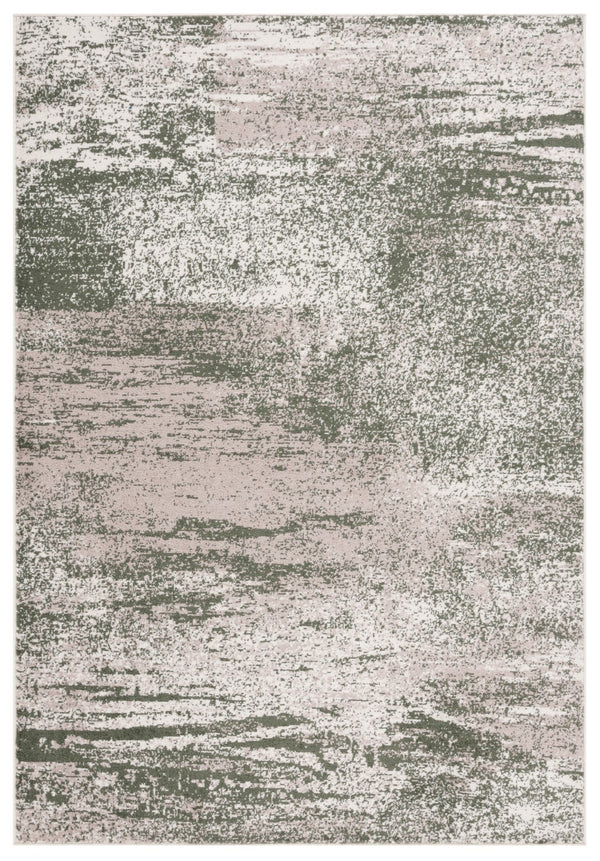 Safavieh Adirondack 136 Power Loomed Transitional Rug Ivory / Dark Green 5'-1" x 7'-6"