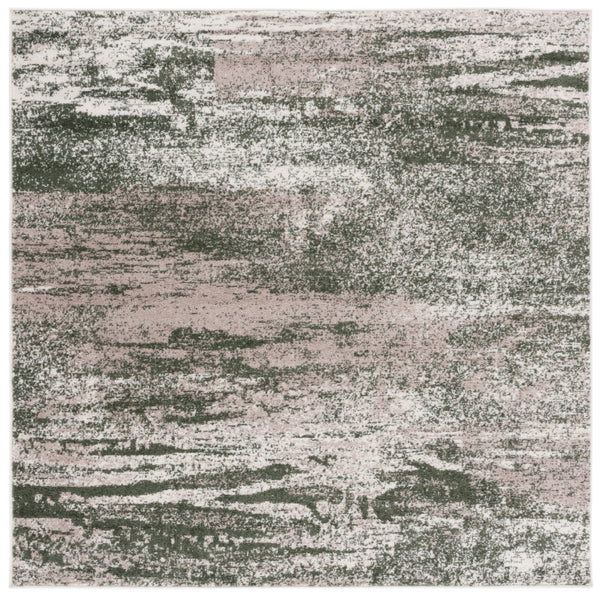 Safavieh Adirondack 136 Power Loomed Transitional Rug Ivory / Dark Green 6' x 6' Square