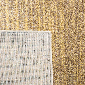 Safavieh Adirondack Sunburst Striped Round Area Rug in Gold Ivory Low Pile Polypropylene Jute 4'-0" x 4'-0" Square ADR142D-4SQ