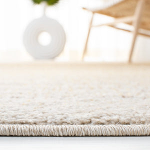Safavieh Adirondack Sunburst Striped Round Area Rug in Gold Ivory Low Pile Polypropylene Jute 4'-0" x 4'-0" Square ADR142D-4SQ