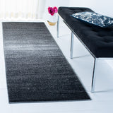 Safavieh Adirondack 100 Power Loomed Rug Dark Grey / Light Grey 2'-6" x 16' ADR183A-216