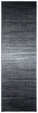 Safavieh Adirondack 100 Power Loomed Rug Dark Grey / Light Grey 2'-6" x 16' ADR183A-216