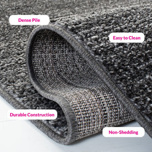 Safavieh Adirondack Luxurious Area Rug - Elegant Dark & Light Grey Design, Durable And Easy To Clean, Oeko-tex Certified Dark Grey ,Light Grey 55% Polypropylene, 40% Jute, 5% Polyester Adr183a-1115