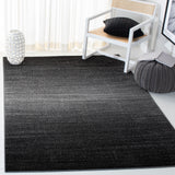 Safavieh Adirondack 100 Power Loomed Rug Dark Grey / Light Grey 2'-6" x 16' ADR183A-216