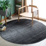 Safavieh Adirondack 100 Power Loomed Rug Dark Grey / Light Grey 2'-6" x 16' ADR183A-216