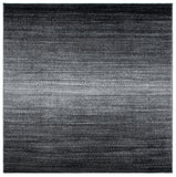 Safavieh Adirondack 100 Power Loomed Rug Dark Grey / Light Grey 2'-6" x 16' ADR183A-216