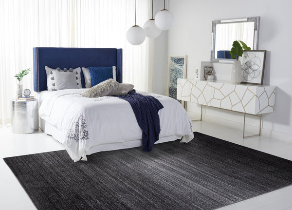 Safavieh Adirondack Luxurious Area Rug - Elegant Dark & Light Grey Design, Durable And Easy To Clean, Oeko-tex Certified Dark Grey ,Light Grey 55% Polypropylene, 40% Jute, 5% Polyester Adr183a-1115