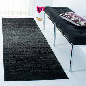 Safavieh Adirondack Turkish Power-Loomed Area Rug In Black-To-Grey Ombre, Low-Profile Durable Textured Floorpiece 6'-0" x 8'-0" ADR183F-68