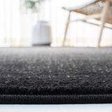 Safavieh Adirondack 100 Power Loomed Rug Black / Grey 55% Polypropylene,  40% Jute,  5% Polyester