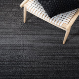 Safavieh Adirondack 100 Power Loomed Rug Black / Grey 55% Polypropylene,  40% Jute,  5% Polyester