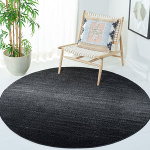 Safavieh Adirondack Turkish Power-Loomed Area Rug In Black-To-Grey Ombre, Low-Profile Durable Textured Floorpiece 6'-0" x 8'-0" ADR183F-68