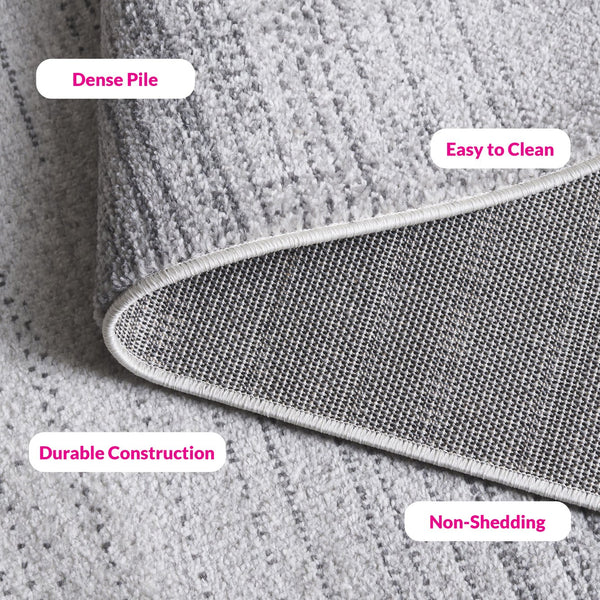 Safavieh Adirondack Luxurious Area Rug - Elegant Dark & Light Grey Design, Durable And Easy To Clean, Oeko-tex Certified Light Grey ,Dark Grey 55% Polypropylene, 40% Jute, 5% Polyester Adr183g-9