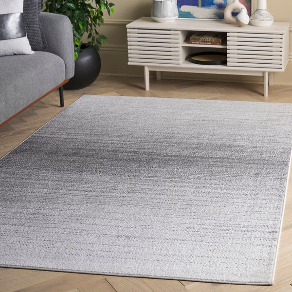Safavieh Adirondack 100 Power Loomed Modern Rug Light Grey / Dark Grey 55% Polypropylene,  40% Jute,  5% Polyester