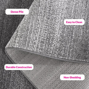 Safavieh Adirondack Luxurious Area Rug - Elegant Dark & Light Grey Design, Durable And Easy To Clean, Oeko-tex Certified Grey ,Light Grey 55% Polypropylene, 40% Jute, 5% Polyester Adr183h-9