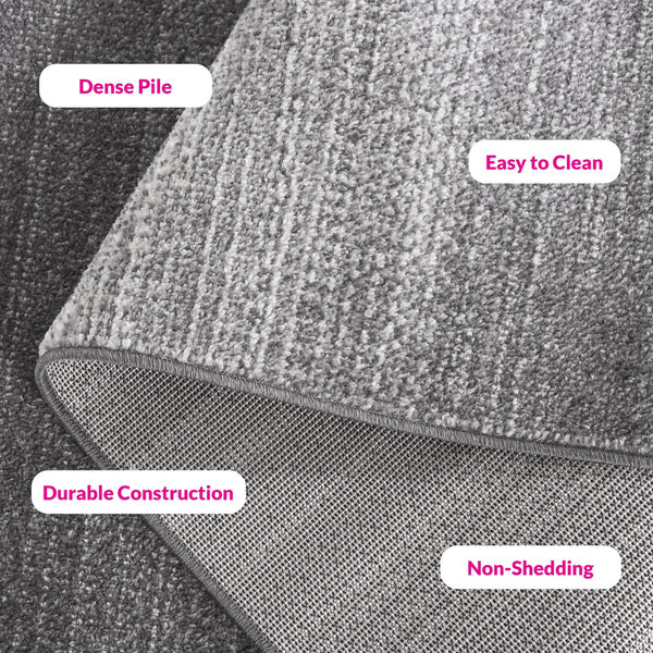 Safavieh Adirondack Luxurious Area Rug - Elegant Dark & Light Grey Design, Durable And Easy To Clean, Oeko-tex Certified Grey ,Light Grey 55% Polypropylene, 40% Jute, 5% Polyester Adr183h-9