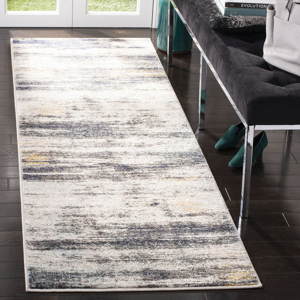 Safavieh Adirondack Modern Area Rug - Striking Abstract Design, Durable Comfort, Oeko-tex Certified, Perfect For Home Light Grey ,Black 60% Polypropylene  30% Jute  10% Polyester Adr201f-10