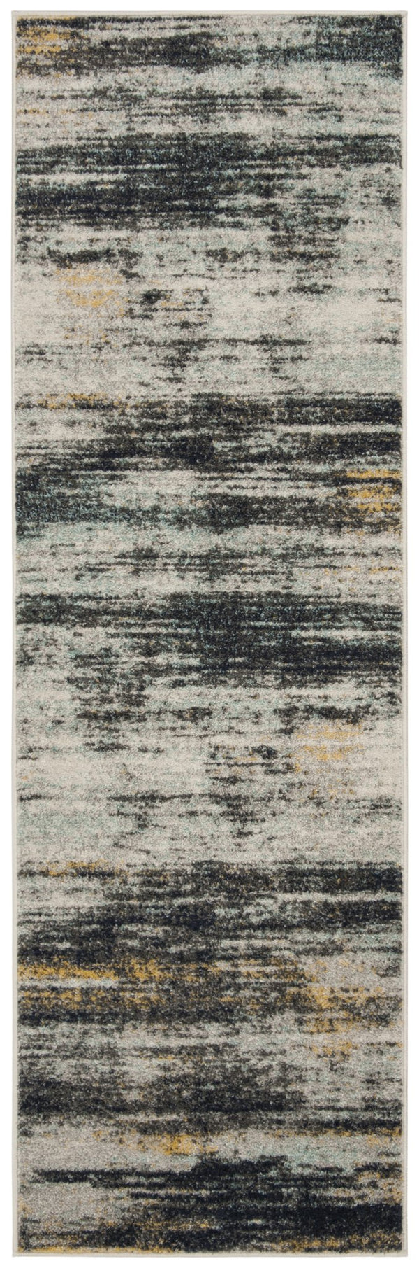 Safavieh Adirondack Modern Area Rug - Striking Abstract Design, Durable Comfort, Oeko-tex Certified, Perfect For Home Light Grey ,Black 60% Polypropylene  30% Jute  10% Polyester Adr201f-10