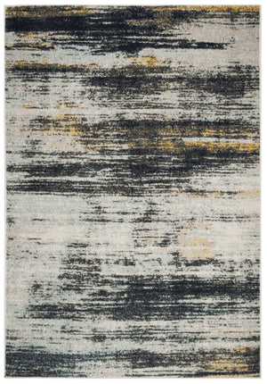 Safavieh Adirondack Modern Area Rug - Striking Abstract Design, Durable Comfort, Oeko-tex Certified, Perfect For Home Light Grey ,Black 60% Polypropylene  30% Jute  10% Polyester Adr201f-10