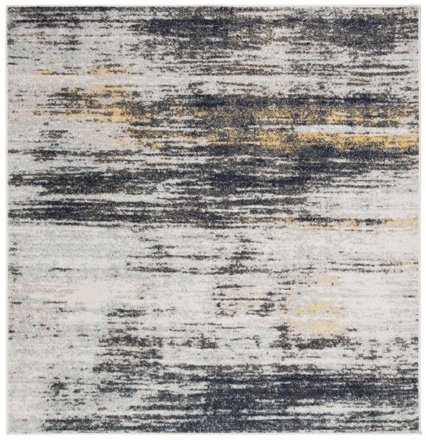 Safavieh Adirondack Modern Area Rug - Striking Abstract Design, Durable Comfort, Oeko-tex Certified, Perfect For Home Light Grey ,Black 60% Polypropylene  30% Jute  10% Polyester Adr201f-10